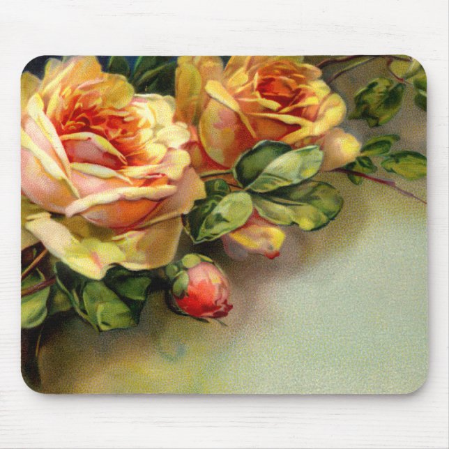 Yellow Roses Mouse Pad (Front)