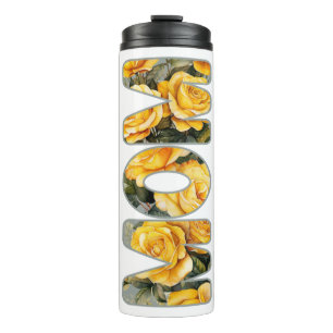 Yellow Roses Mum Thermal Tumbler