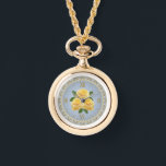 Yellow Roses Necklace Watch<br><div class="desc">Yellow Roses Necklace Watch Keep track of time with your favourite photo on the dial with the Necklace Alloy Watch by Ewatchfactory®. This watch is Alloy with a polished and brushed combination finish.Alloy Chain.Japan movement ensures accurate time keeping. Comes with a 1-year manufacturers limited warranty.Meets or exceeds all U.S. Government...</div>