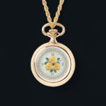 Yellow Roses Necklace Watch<br><div class="desc">Yellow Roses Necklace Watch Keep track of time with your favourite photo on the dial with the Necklace Alloy Watch by Ewatchfactory®. This watch is Alloy with a polished and brushed combination finish.Alloy Chain.Japan movement ensures accurate time keeping. Comes with a 1-year manufacturers limited warranty.Meets or exceeds all U.S. Government...</div>