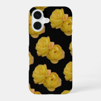 Yellow Roses On Black,
