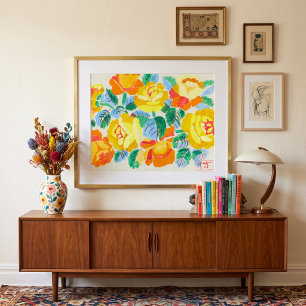 Yellow Roses   Raoul Dufy Poster