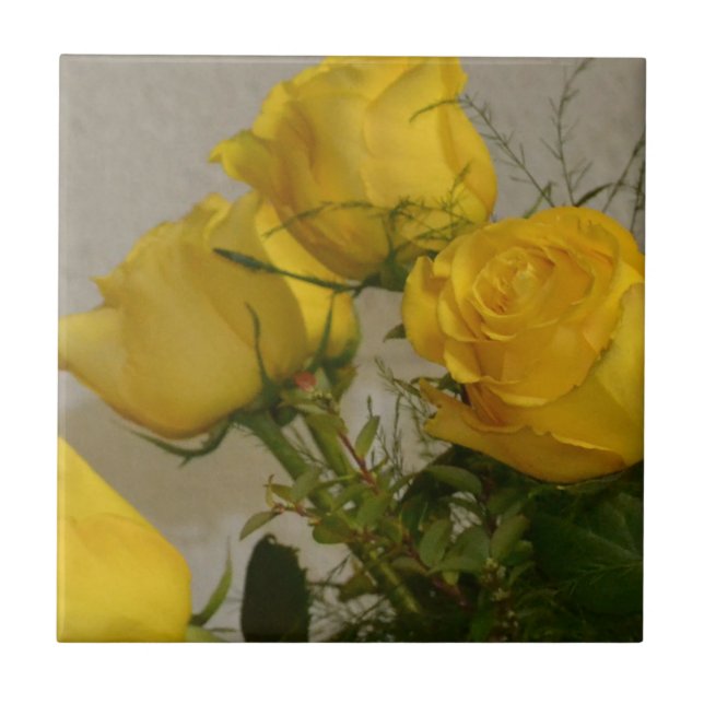 Yellow Roses Tile (Front)