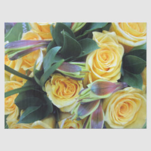 Yellow Roses Tissue Paper