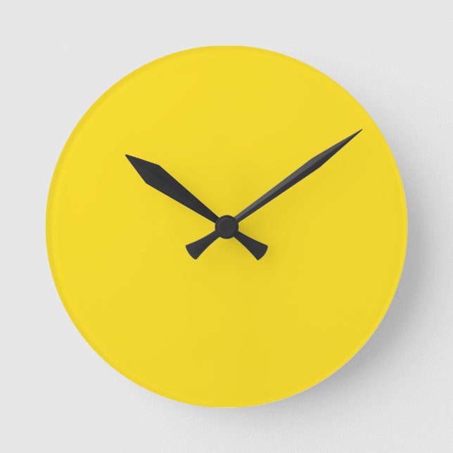 Yellow Round Clock (Front)