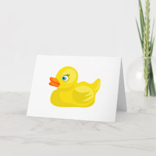 Yellow Rubber Duck Card