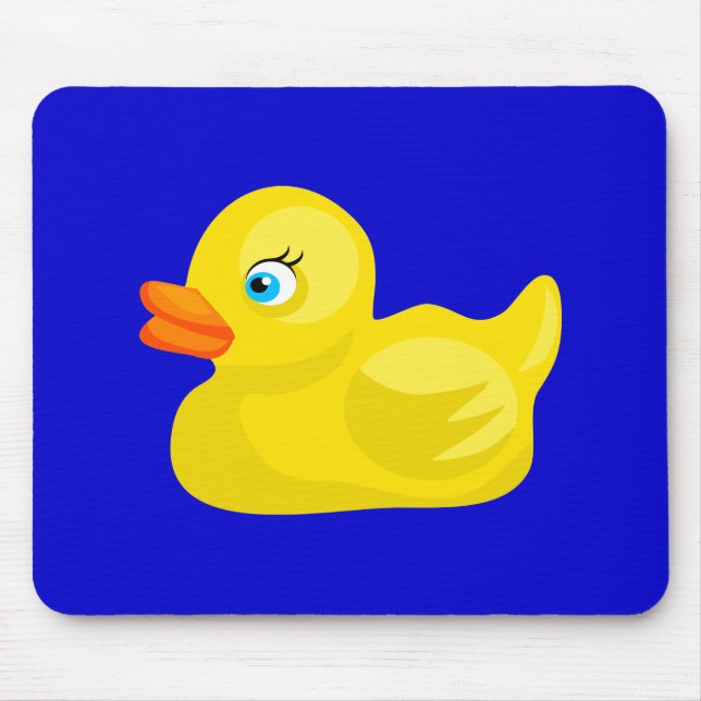 Yellow Rubber Duck Mouse Pad (Front)