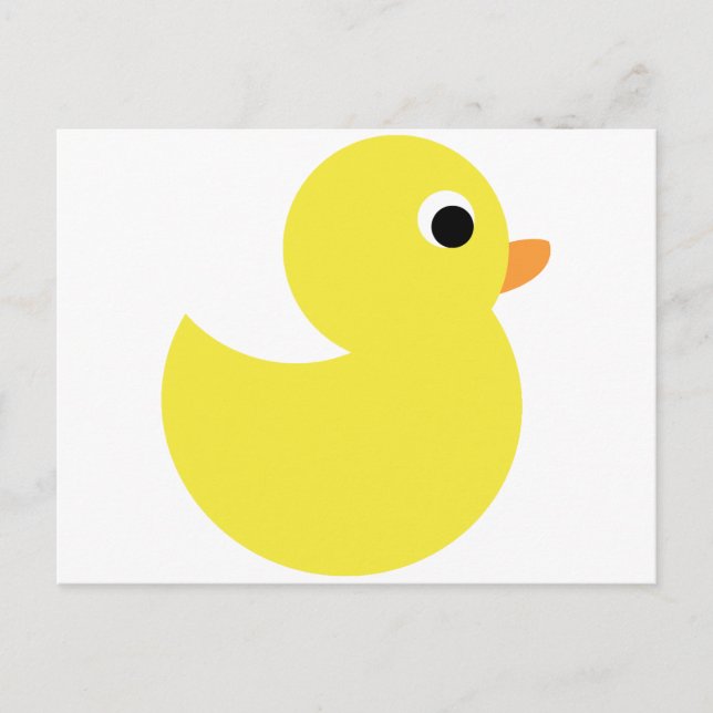Yellow Rubber Duck Postcard (Front)