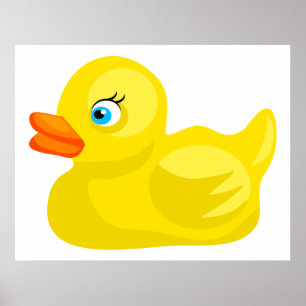 Yellow Rubber Duck Poster