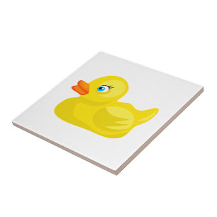 Yellow Rubber Duck Tile