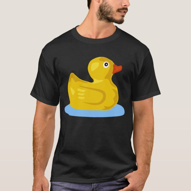 yellow rubber duck tshirt (Front)