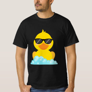 Yellow Rubber Duck with Sunglasses T-Shirt
