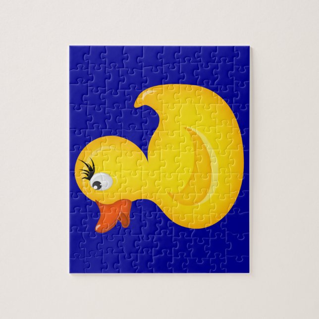 Yellow Rubber Duckies Jigsaw Puzzle (Vertical)