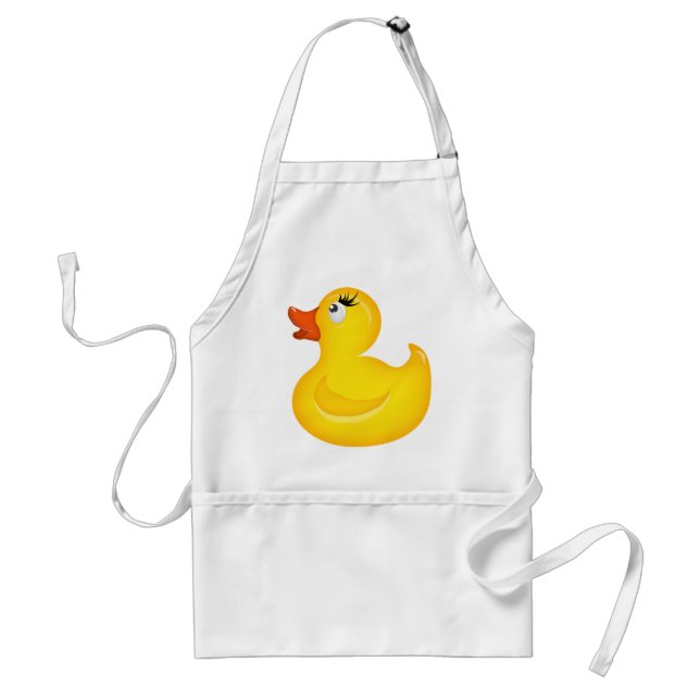 Yellow Rubber Duckies Standard Apron (Front)