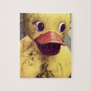 Yellow Rubber Ducky Covered in Dirt! Jigsaw Puzzle
