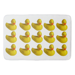 Yellow Rubber Ducky Duck Fun Kids Bath Time Mat