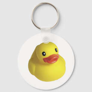 Yellow Rubber Ducky Key Ring
