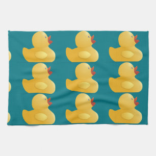 Yellow Rubberduck Tea Towel