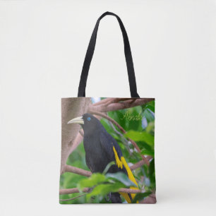 Yellow-rumped cacique tote bag