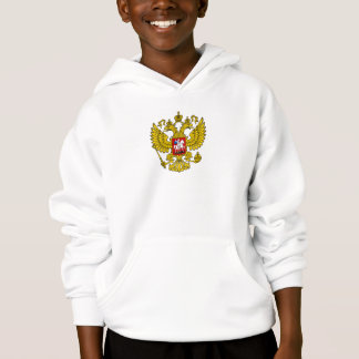 Yellow Russian Imperial Double Headed Eagle Emblem