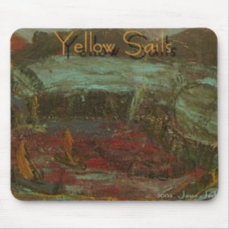 YELLOW SAILS MOUSE PAD