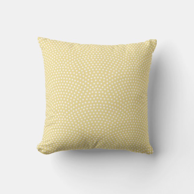Yellow Same Komon (large scale) Cushion (Front)