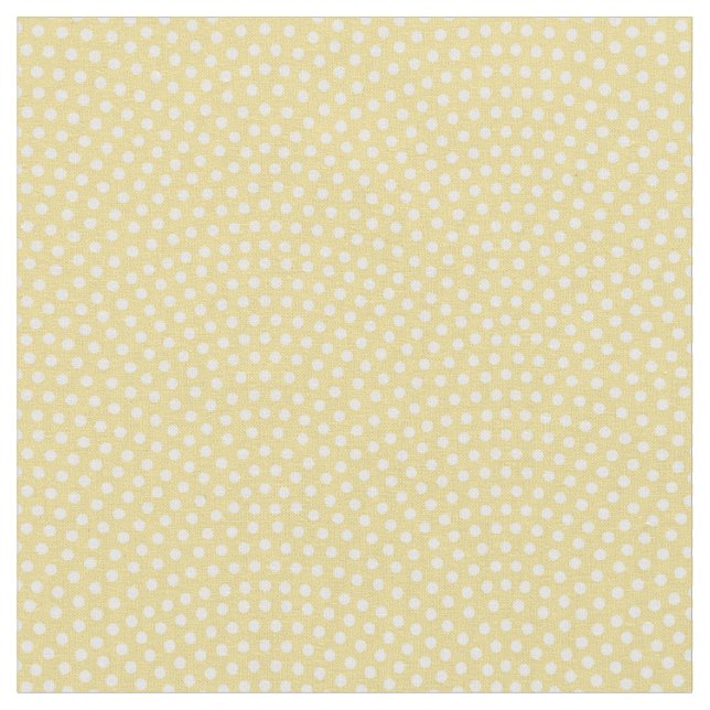 Yellow Same Komon (small scale) Fabric (Close Up)