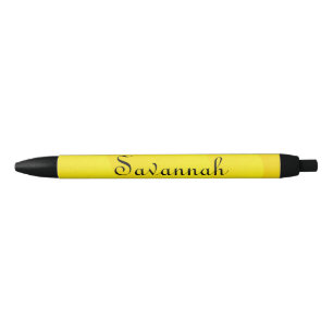 Yellow Sand Waves Personalised Pen