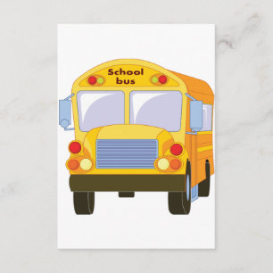 Yellow School Bus Invitations