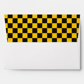 Yellow School Bus Stop Sign Boys Birthday Envelope