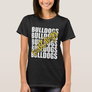 Yellow School Sports Fan Team Spirit T-Shirt