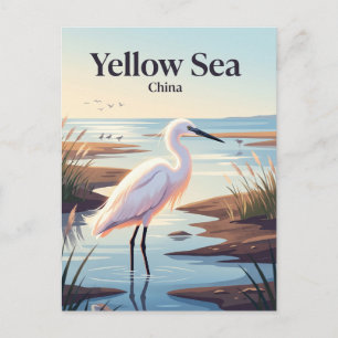 Yellow Sea Coast China Postcard