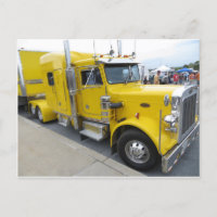 Yellow Semi Truck