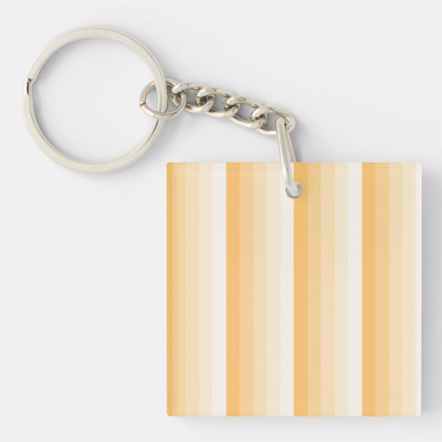 Yellow shadow stripes key ring (Front)
