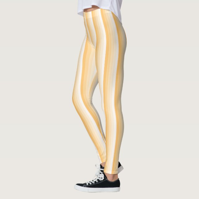 Yellow shadow stripes leggings (Left)