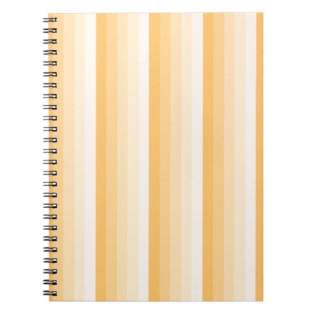 Yellow shadow stripes notebook (Front)