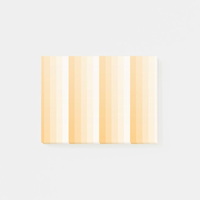 Yellow shadow stripes post-it notes (Front)
