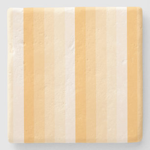 Yellow shadow stripes stone coaster