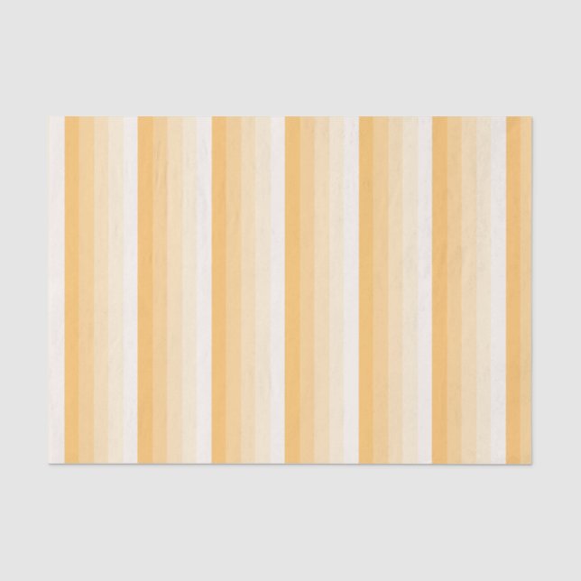 Yellow shadow stripes tissue paper (Front)