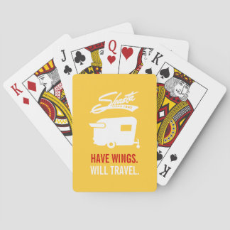 Yellow Shasta Camper RV Camping Cards