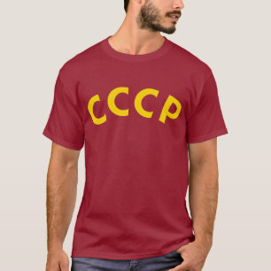 Yellow Sign CCCP T-Shirt