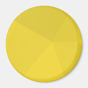 Yellow, simple, modern, cool, geometric trendy art magnet