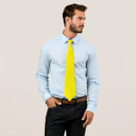 Yellow Simple Solid Plain Tie<br><div class="desc">Yellow Simple Solid Plain neck tie</div>
