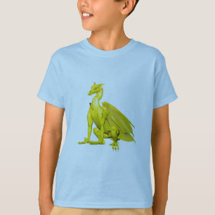 Yellow Sitting Dragon T-Shirt
