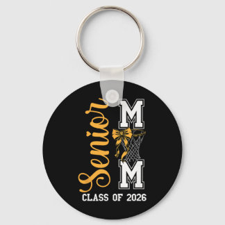 Yellow Sketll Bow Senior Mum Cl Of 2026 Graduation Key Ring