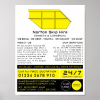 Yellow Skip, Skip/Dumpster Company Advertising