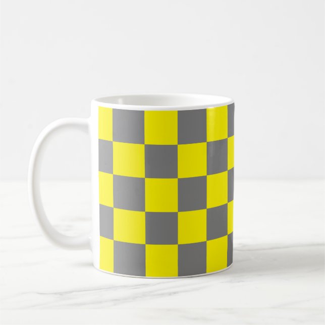 Yellow & Slate Coffee Mug (Left)