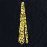 Yellow ⚽ Soccer Ball Collage - Two Side Print Tie<br><div class="desc">Yellow Collage Soccer Ball Tie - Two side print. A great gift for a soccer player, football fan or soccer team coach, a fun sports design featuring a collage image of football soccer balls. ⭐99% of my designs in my store are done in layers. This makes it easy for you...</div>