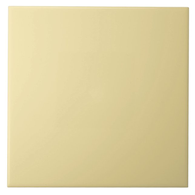 Yellow Solid Colour Ceramic Tile (Front)