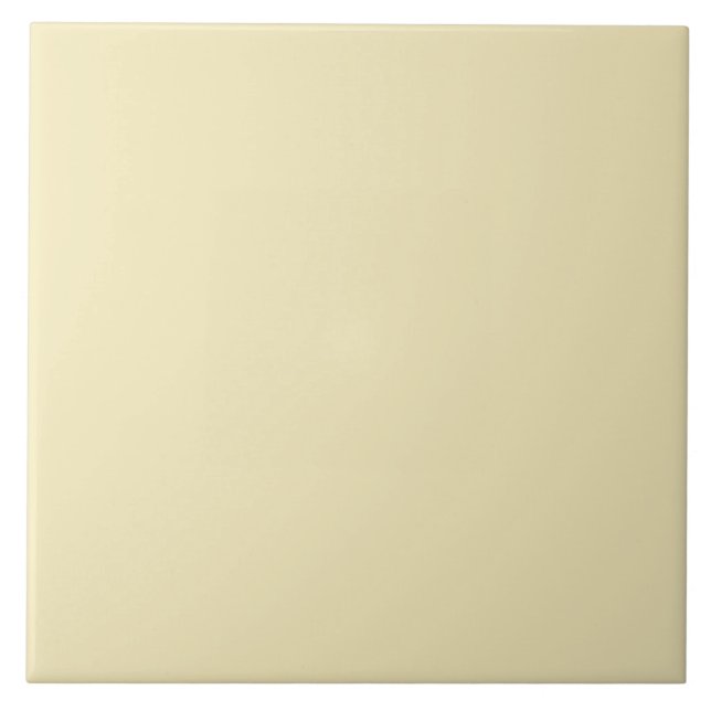 Yellow Solid Colour Ceramic Tile (Front)